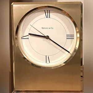 Vintage Tiffany & Co. desktop clock. Mint condition!